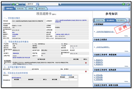 泛微协同OA“流程+知识”应用模式示例